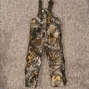 Youth Camouflage Bib Overalls